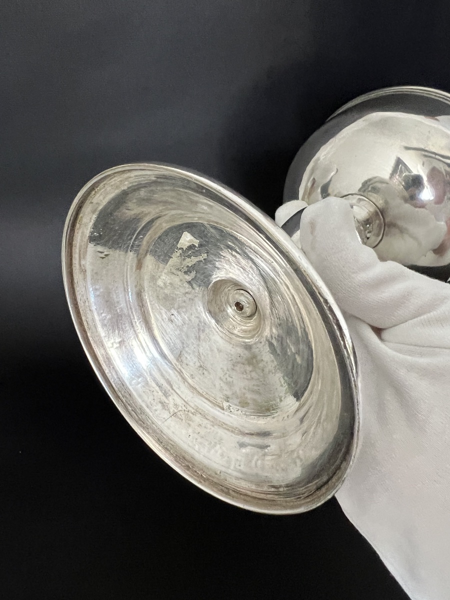 Solid Silver And Vermeil Ciborium – Martial Dejean – First Empire, Circa 1798–1809 – Paris-photo-5