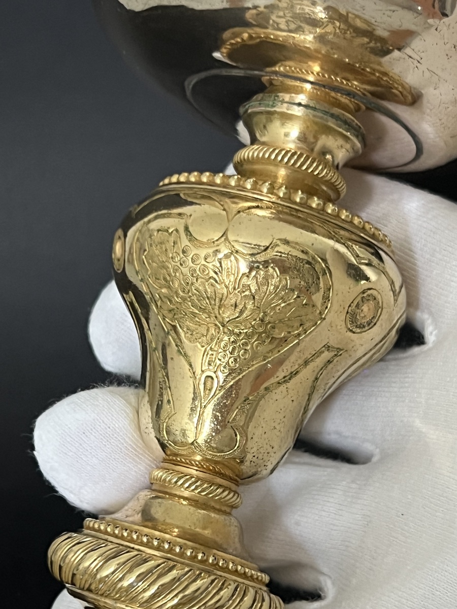 Vermeil Ciborium – Paris, 1846–1865 – Joseph-philippe-adolphe Dejean – Paris-photo-1