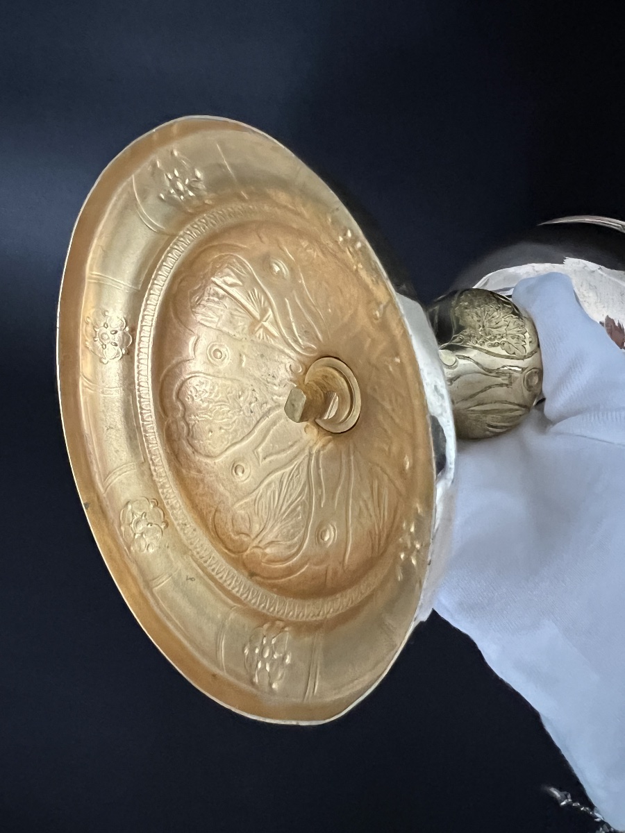 Vermeil Ciborium – Paris, 1846–1865 – Joseph-philippe-adolphe Dejean – Paris-photo-8
