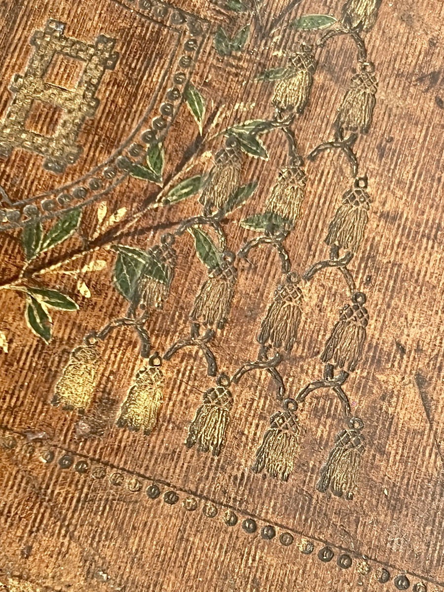 Leather Travel Case Bearing The Coat Of Arms Of A Cardinal-archbishop – 18th / Early 19th Century-photo-3