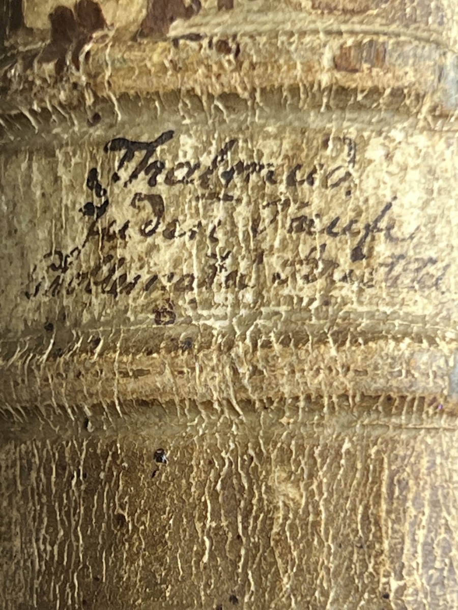 Christian Gerson – Der Juden Thalmud – Gera 1613 – Reliure estampée datée 1614-photo-1