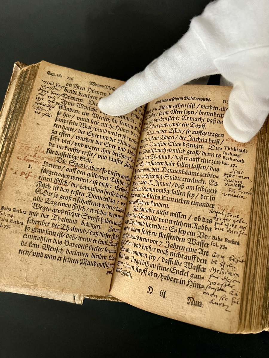 Christian Gerson – Der Juden Thalmud – Gera 1613 – Reliure estampée datée 1614-photo-6