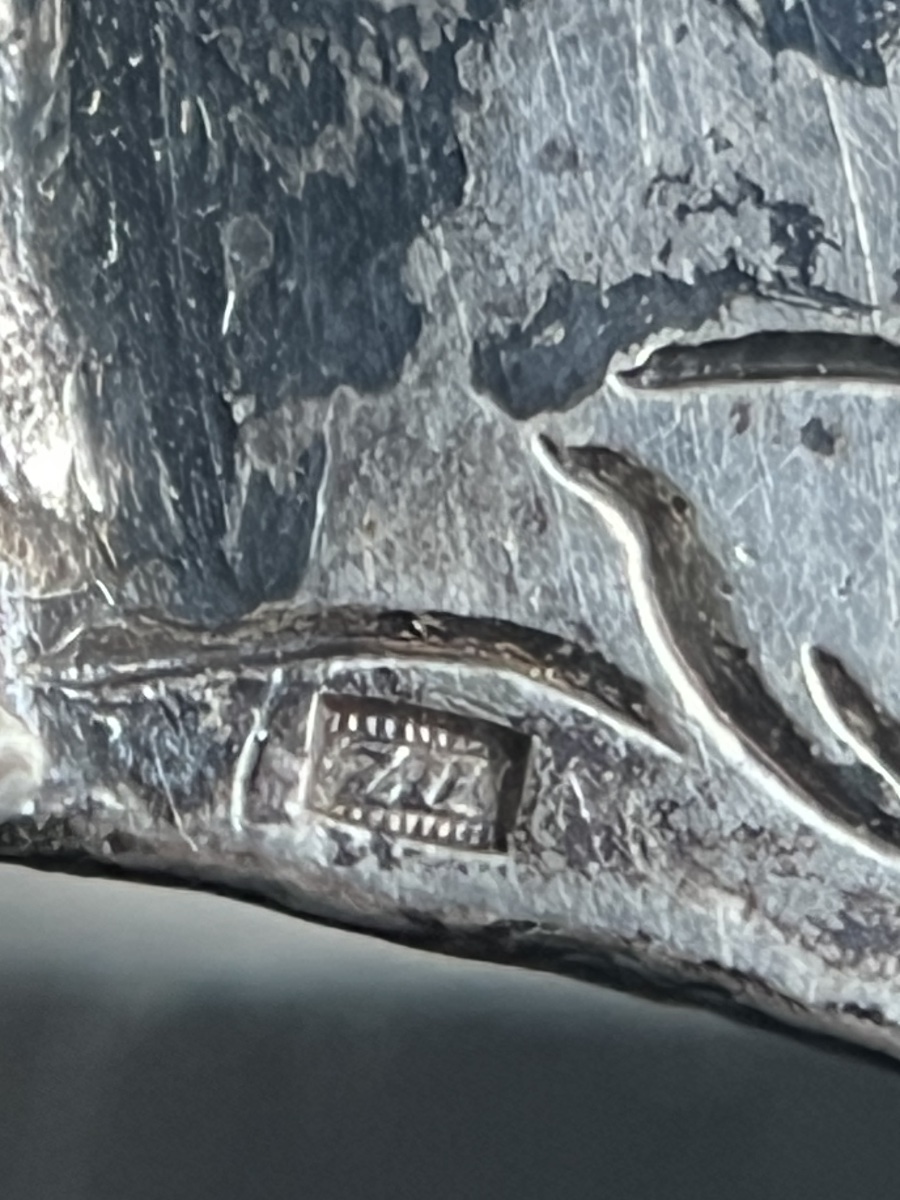 Plaque de confrérie en argent – Saint Christophe – Espagne, XVIIe siècle -photo-5