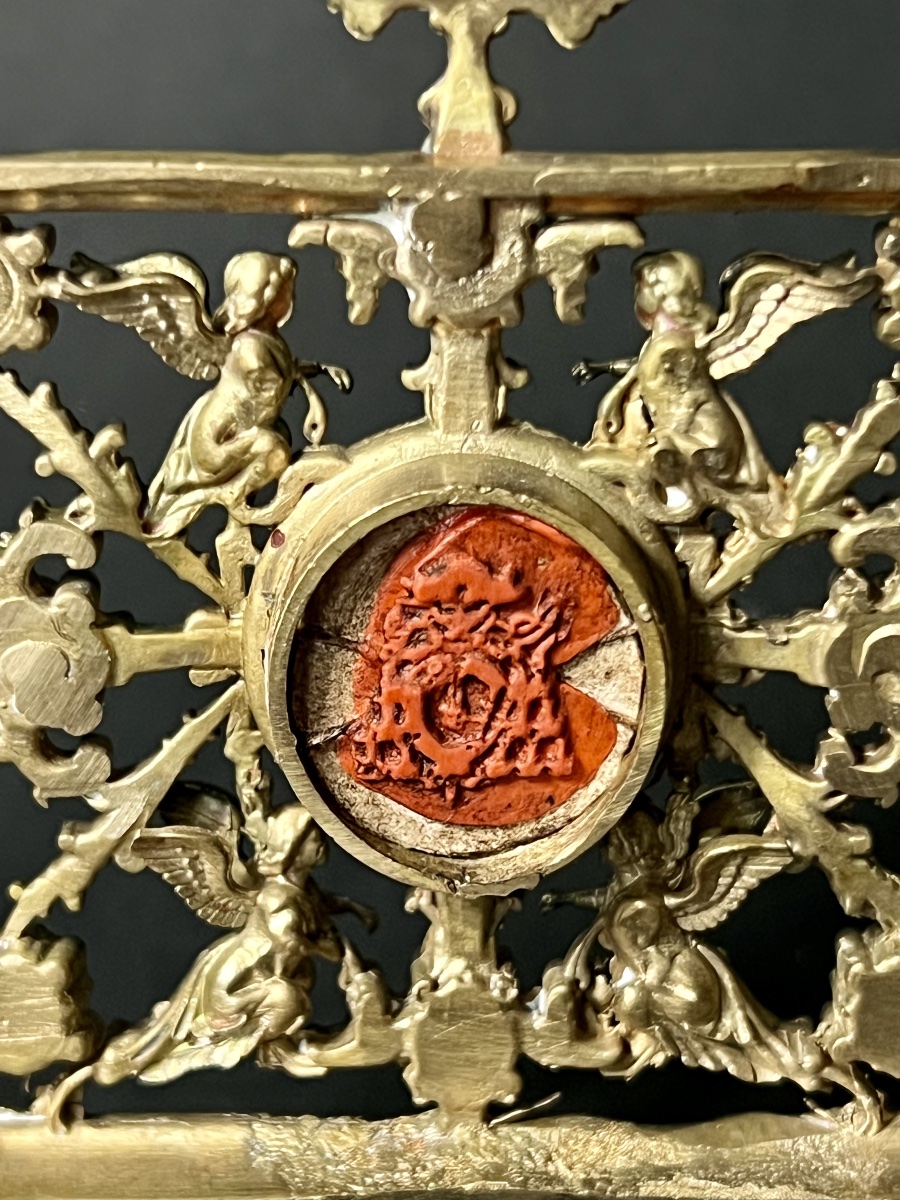 Reliquaire de la Sainte Table – Mensae D.N.J.C. – Italie, XVIIIe siècle-photo-6