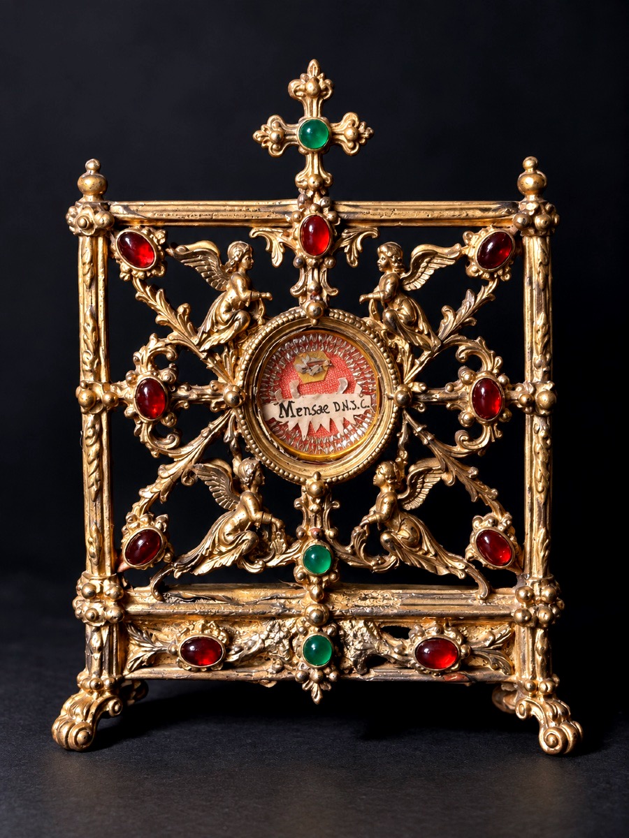 Reliquaire de la Sainte Table – Mensae D.N.J.C. – Italie, XVIIIe siècle