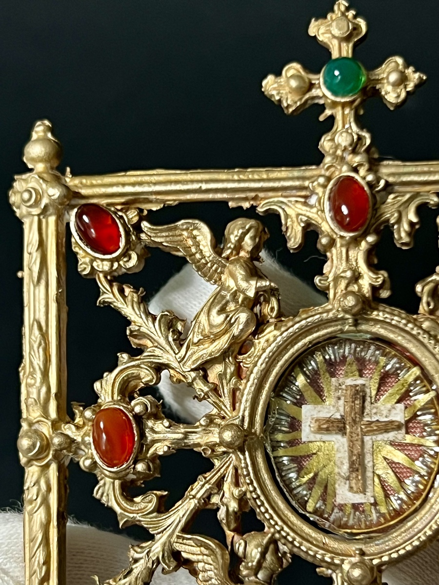 Reliquary Of The Holy Cross – Lignum Crucis – Italy, 18th Century-photo-5