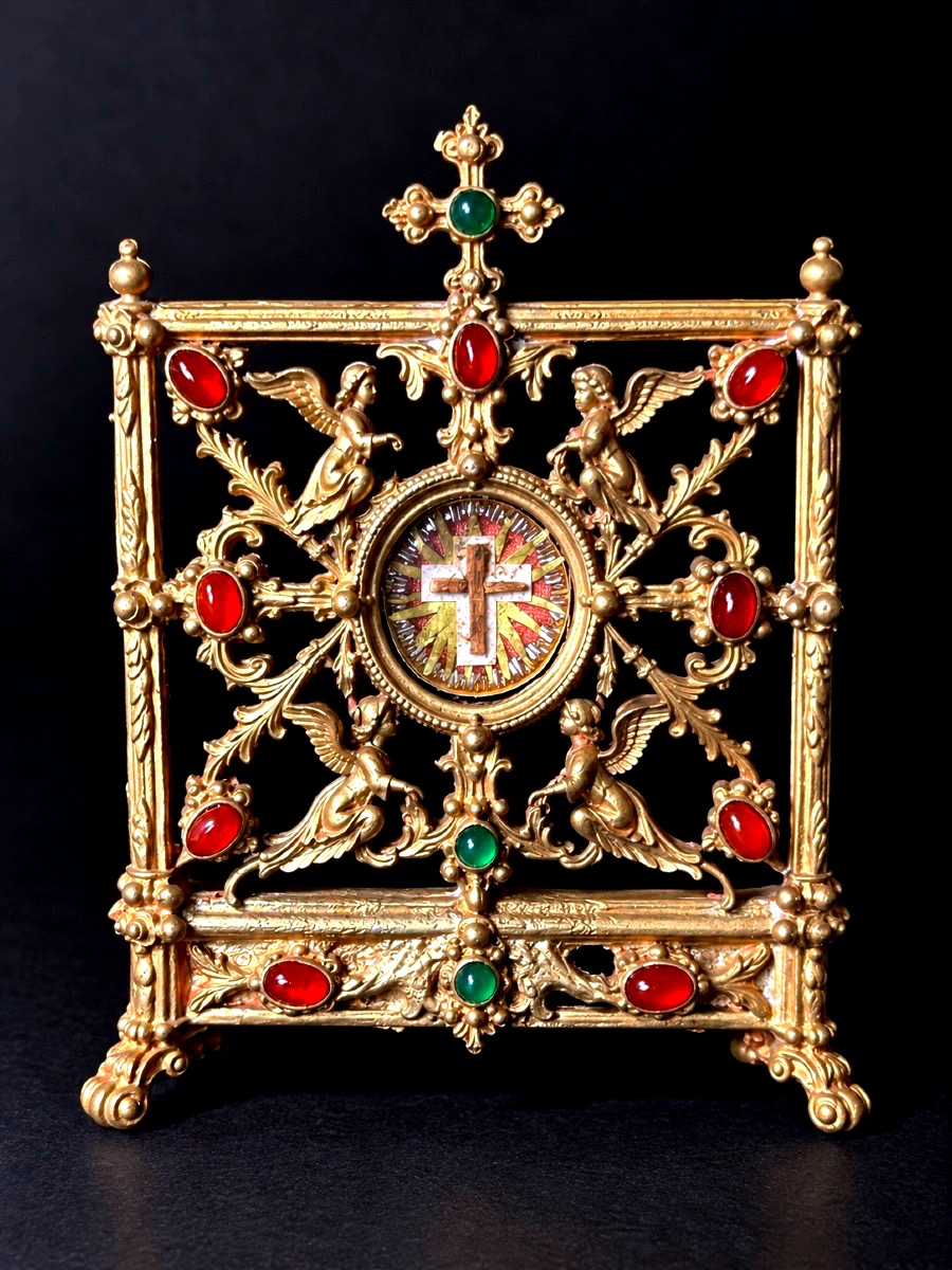 Reliquary Of The Holy Cross – Lignum Crucis – Italy, 18th Century