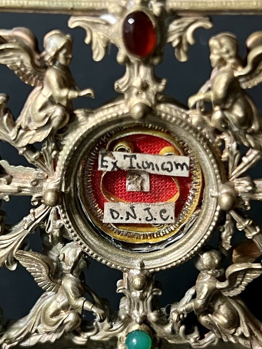 Reliquaire de la Sainte Tunique du Christ – Italie, XVIIIe siècle-photo-2