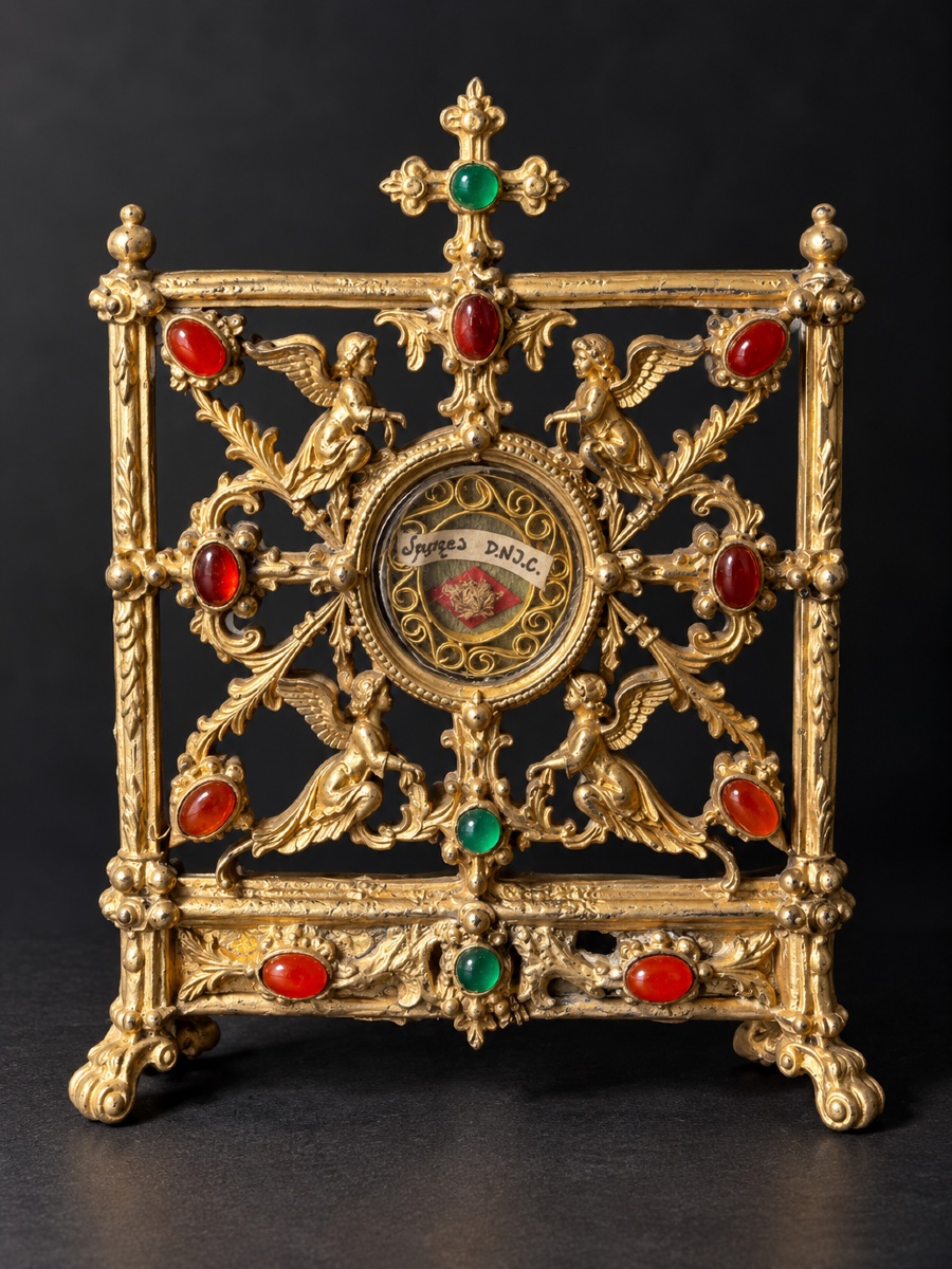 Reliquary Of The Sponge Of Christ's Passion – Italy, 18th Century