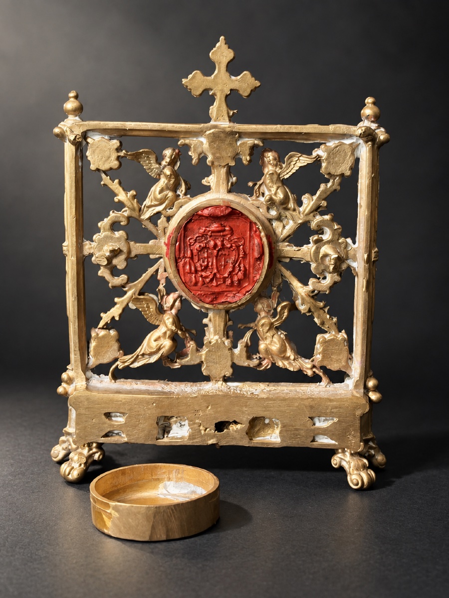  Reliquaire de la Colonne de la Flagellation du Christ – Italie, XVIIIe siècle-photo-3