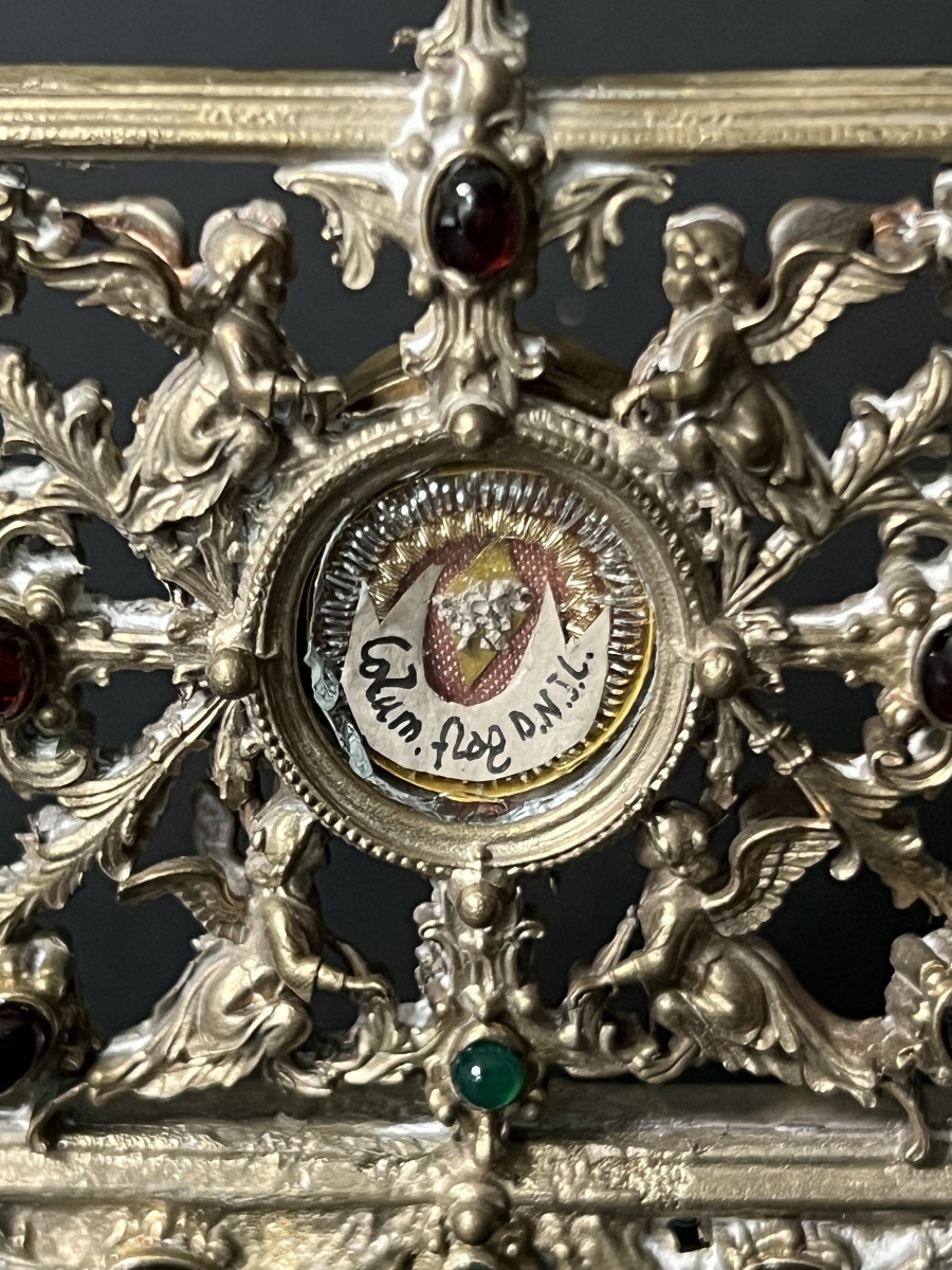  Reliquaire de la Colonne de la Flagellation du Christ – Italie, XVIIIe siècle-photo-1