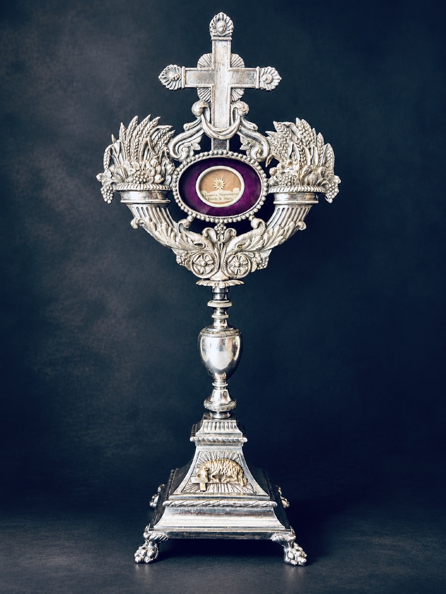 Reliquaire de saint Jean Népomucène  – XVIIIe siècle