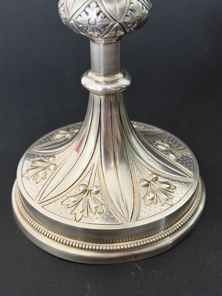 Solid Silver And Vermeil Chalice-photo-4