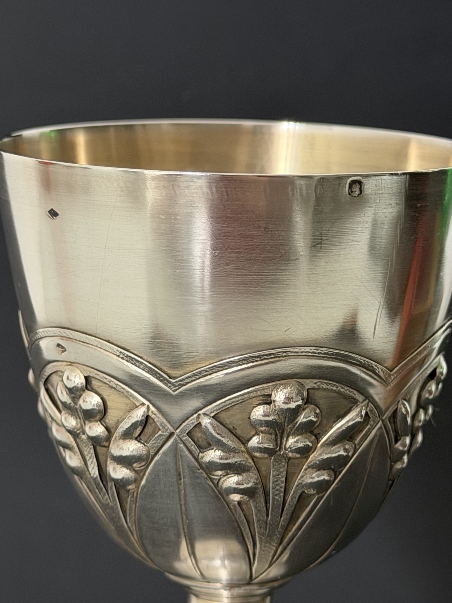 Solid Silver And Vermeil Chalice-photo-1