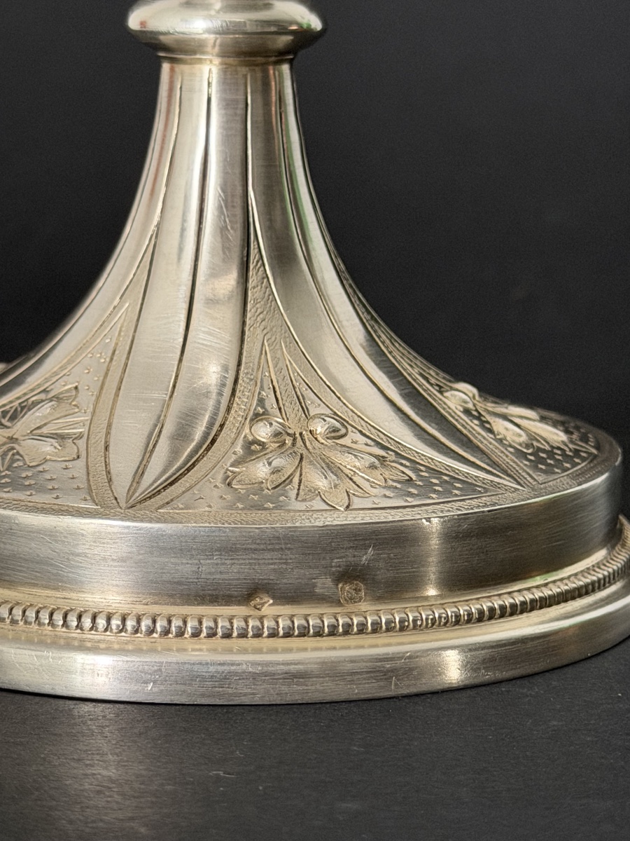 Solid Silver And Vermeil Chalice-photo-2