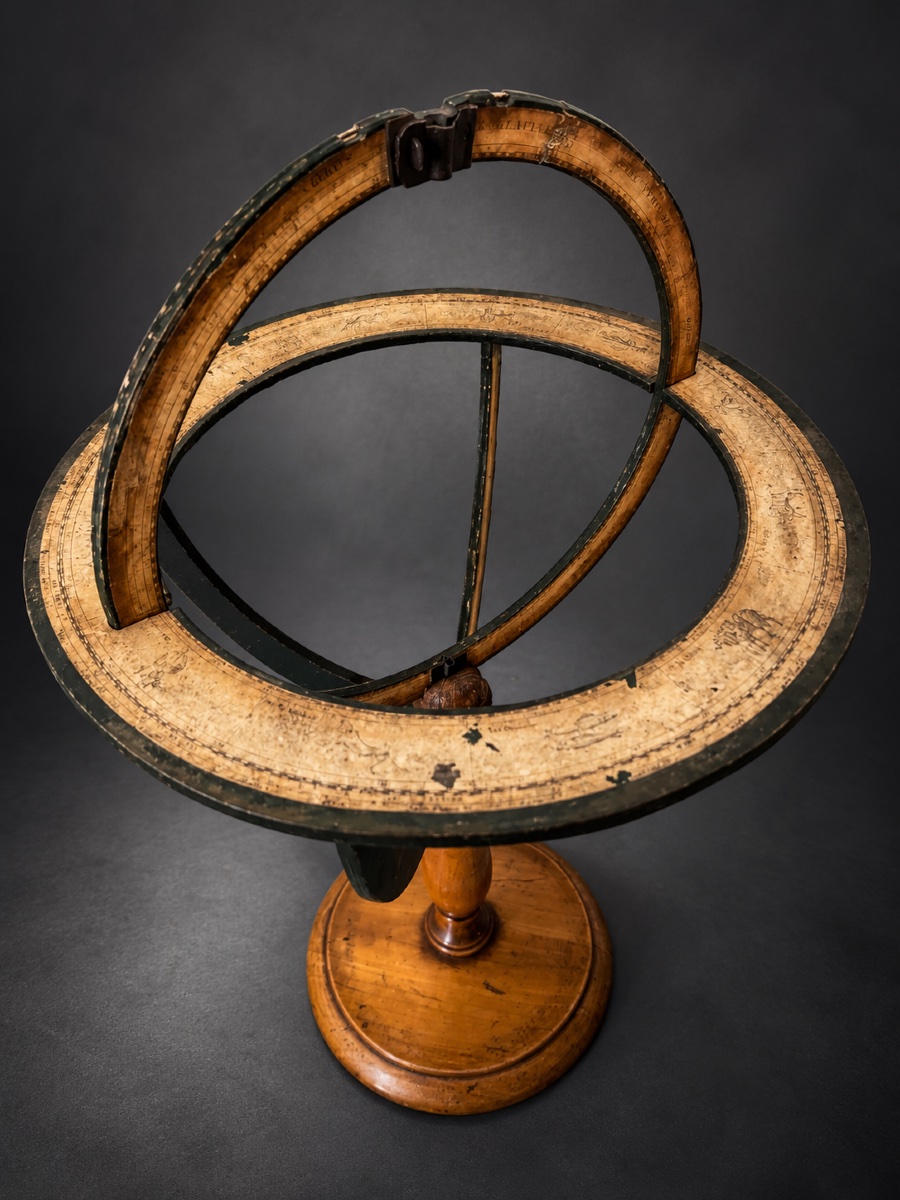 Sphère armillaire ptolémaïque – attribuée à Félix Delamarche – Paris, vers 1820-1835-photo-4
