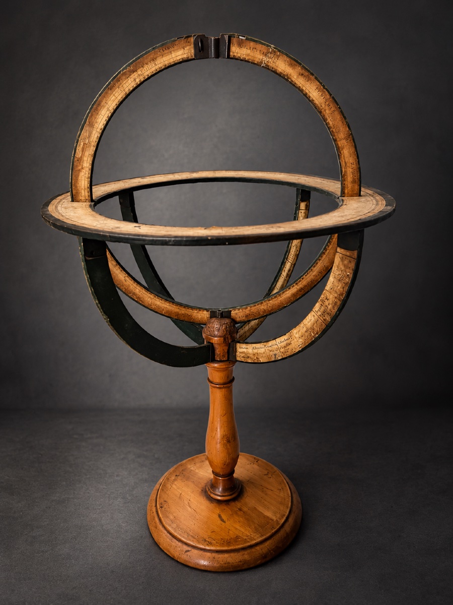 Sphère armillaire ptolémaïque – attribuée à Félix Delamarche – Paris, vers 1820-1835