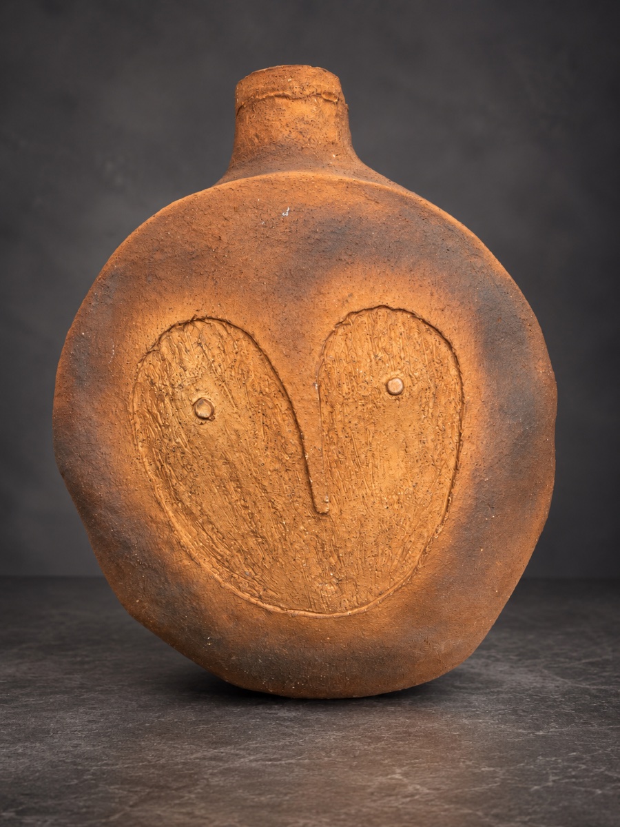 Jean-Michel Folon (1934–2005) – Calabash – Vase en terre cuite – Modèle n° 16A-photo-4