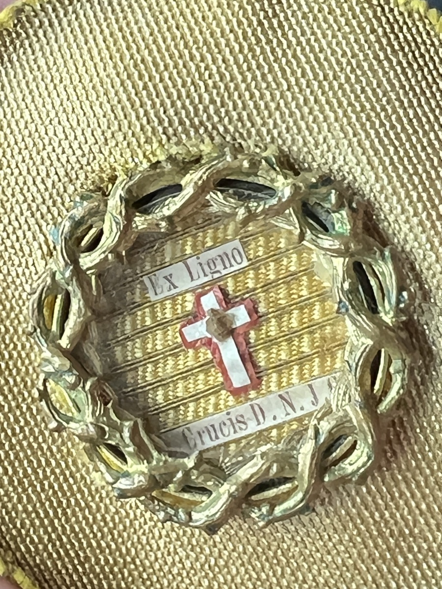 Reliquary For The True Cross – Silver And Brass – 19th Century-photo-1