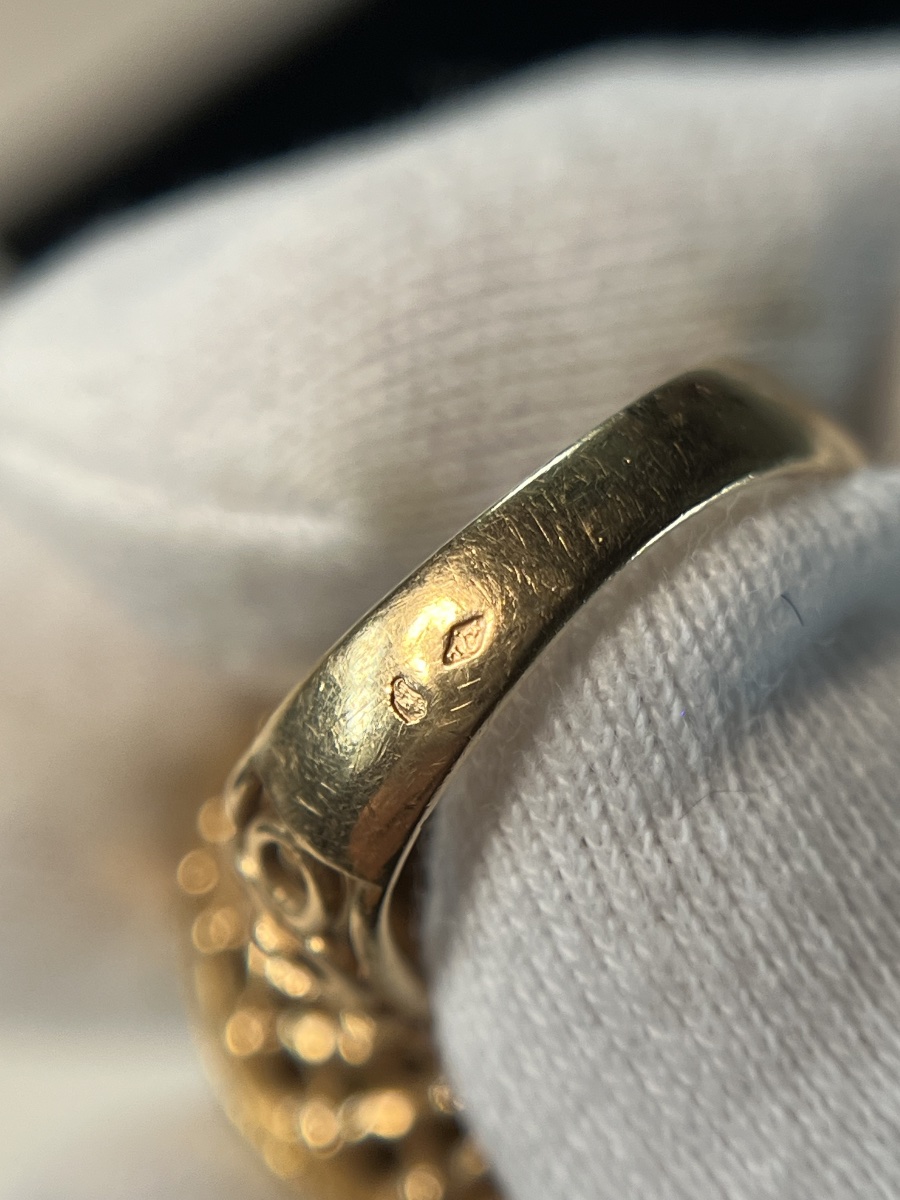 18-karat Yellow Gold Ring Featuring A British Gold Sovereign—george V—early 20th Century -photo-8