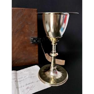 Chalice And Patena In Silver-gilt - 1909 - Paris - France - Poussielgue-rusand Fils. 