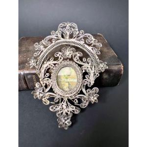 Filigree Silver Reliquary – Relic Of Saint Margaret Of Cortona, 18th Century