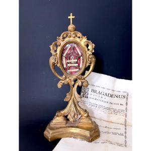 Reliquary Of The True Cross With Authentic Italy 1765 