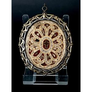 Reliquaire  multiples – Lignum Crucis – Apôtres et Pères de l’Église - Italie fin XVIIè