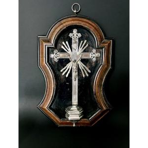 Important Silver Wall-mounted Holy Water Font – Bruges, Baroque Period, 1733-1734