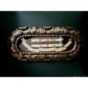 Large Wall Reliquary Containing The Relics Of Saint Ursula And Her Companions — 18th Century — Germany