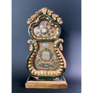 Reliquaire Agnus Dei et reliques de Sainte Constance (textile) et Saint Timothée