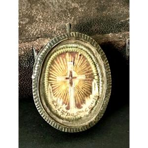 Reliquary Of The True Cross - Ex Ligno Crucis Dnjc - Late 17th Century - Italy