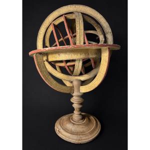 Rare Sphère Armillaire Ptolémaïque – Robert de Vaugondy – Paris, XVIIIe siècle