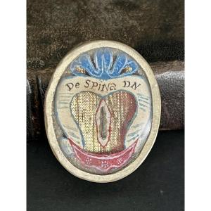 Reliquaire  « De Spina D.N. » – Relique de la Sainte Couronne d’Épines – XVIIIᵉ 