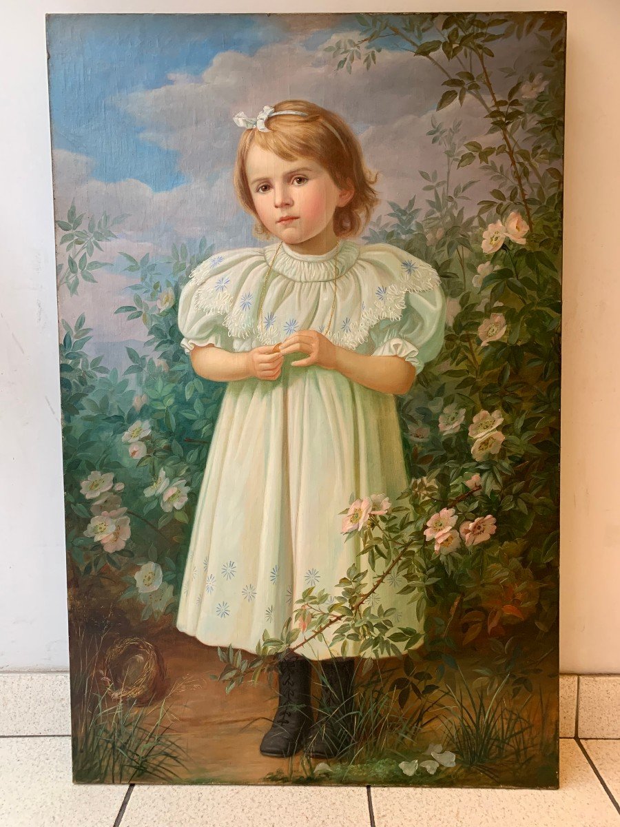 Little Girl "joanny Ogier" (1863-1922)