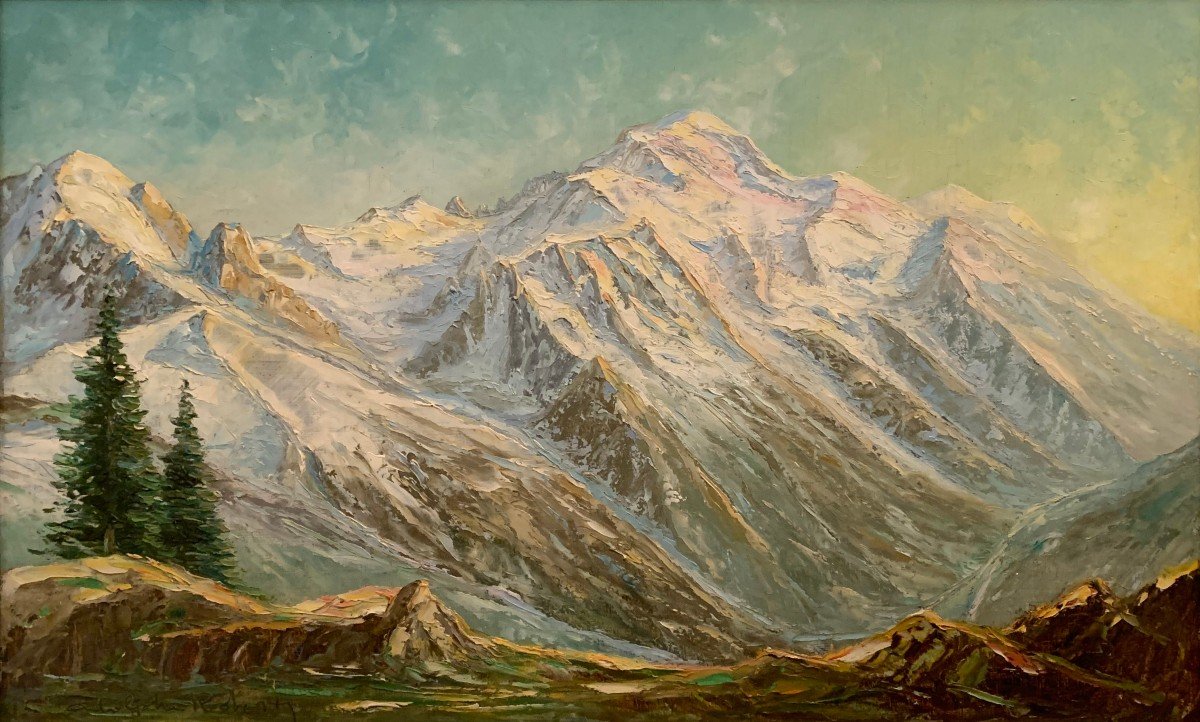 « Vue Du Mont-Blanc » -Adolphe Roberty