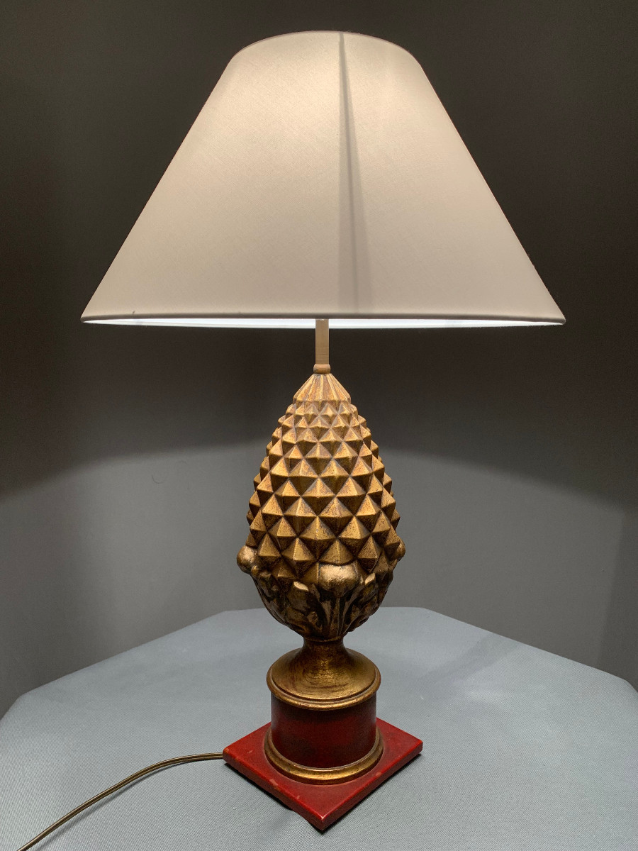Lampe « Pomme de Pin » dans le gout de la maison Charles-photo-2