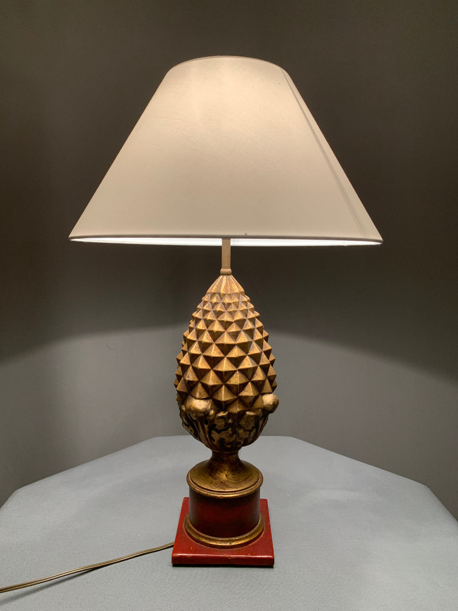 Lampe « Pomme de Pin » dans le gout de la maison Charles-photo-3