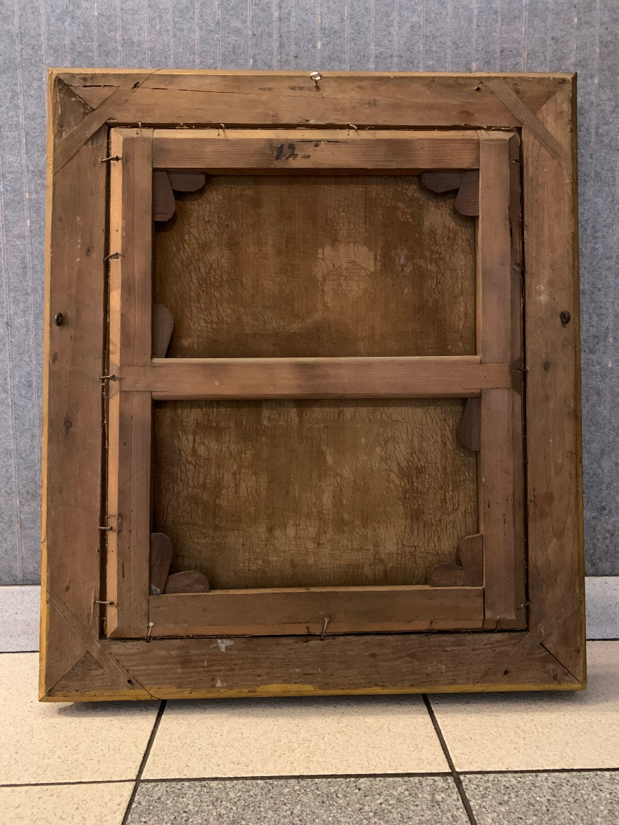 Oil On Canvas Attributed To “auguste Delacroix” (1809-1868)-photo-3