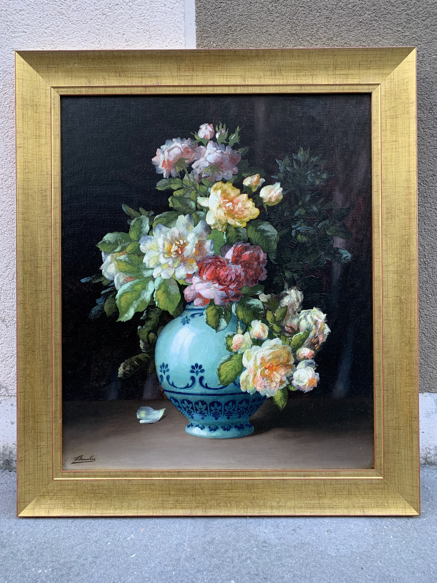 Flowers – “guillaume Boucher” 19th Century-photo-2