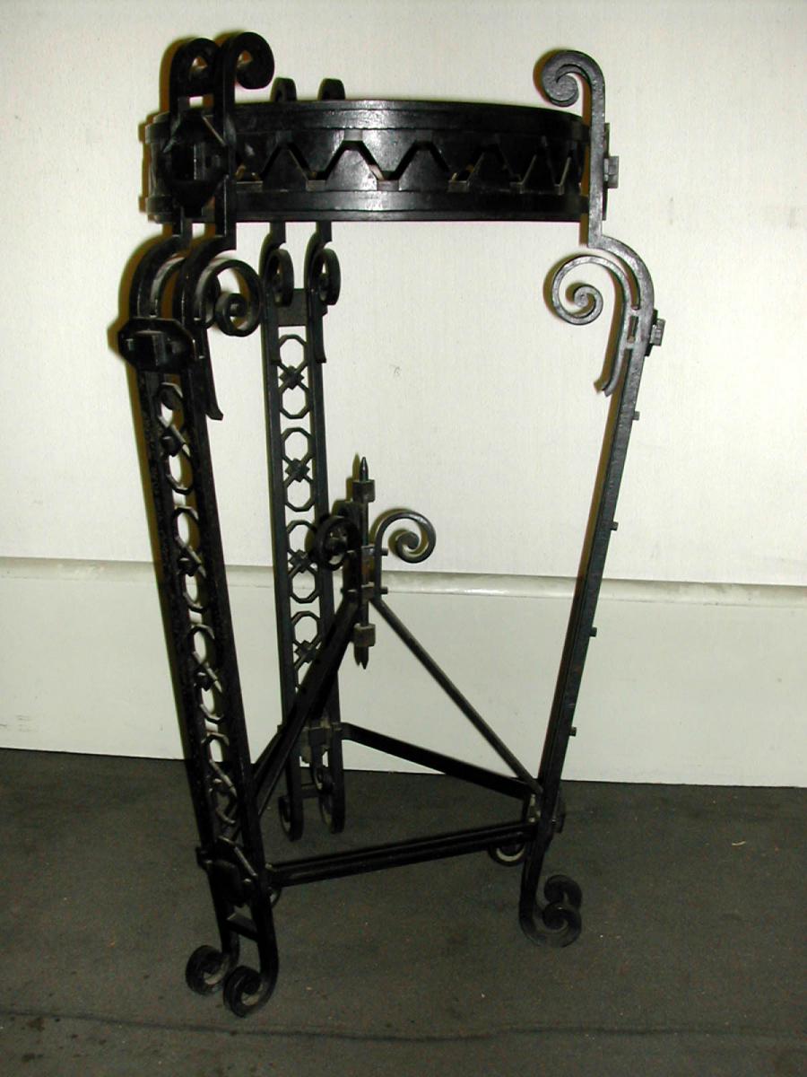 Bolster Wrought Iron Art Deco