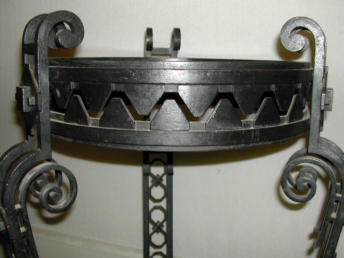 Bolster Wrought Iron Art Deco-photo-2