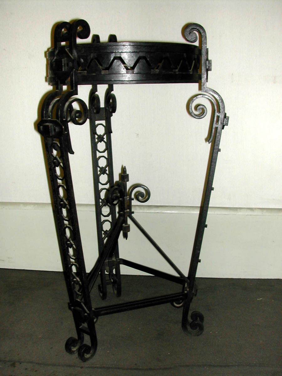 Bolster Wrought Iron Art Deco-photo-5