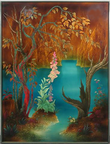 Painting Lacquer Pierre Paulin (1907-2007)