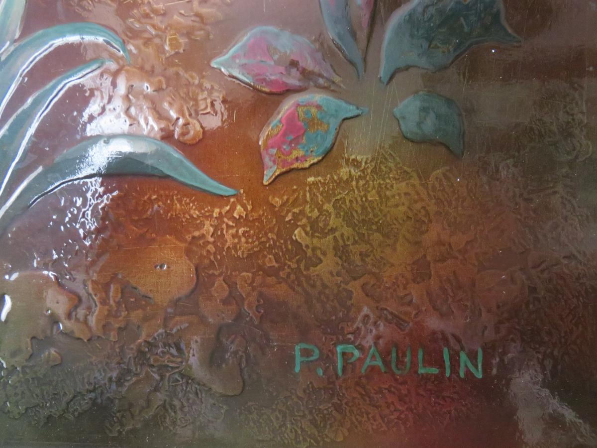 Painting Lacquer Pierre Paulin (1907-2007)-photo-2