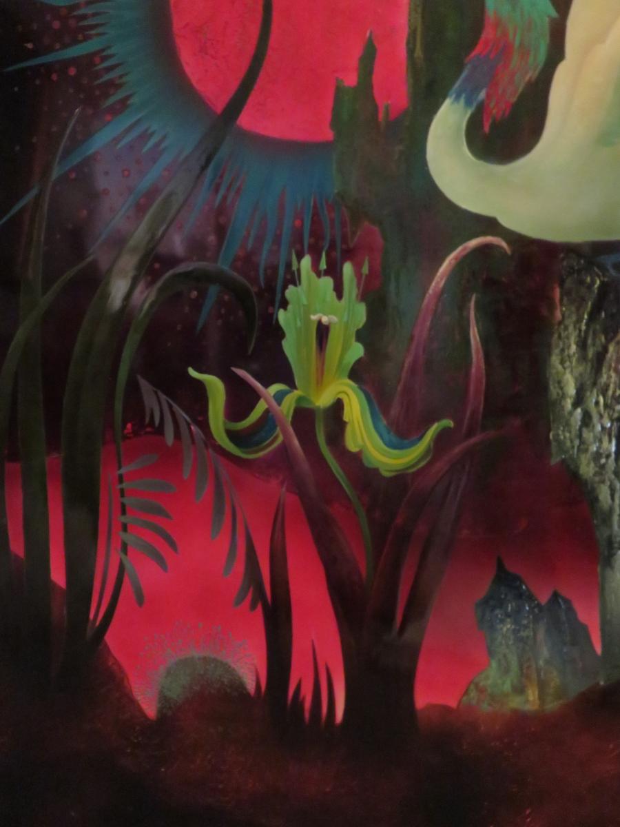 "Tableau en Laque De Pierre Paulin (1907-2007)"-photo-4