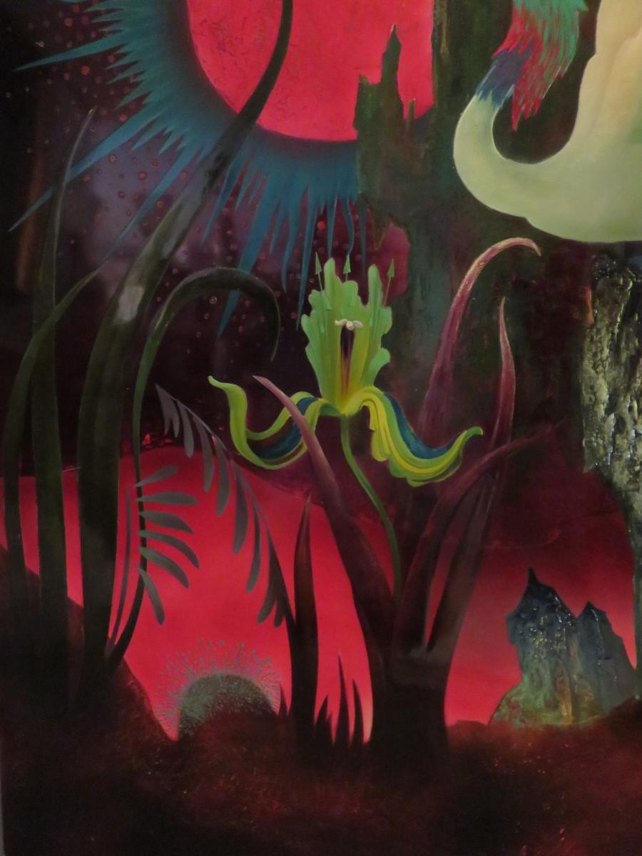 "Tableau en Laque De Pierre Paulin (1907-2007)"-photo-8