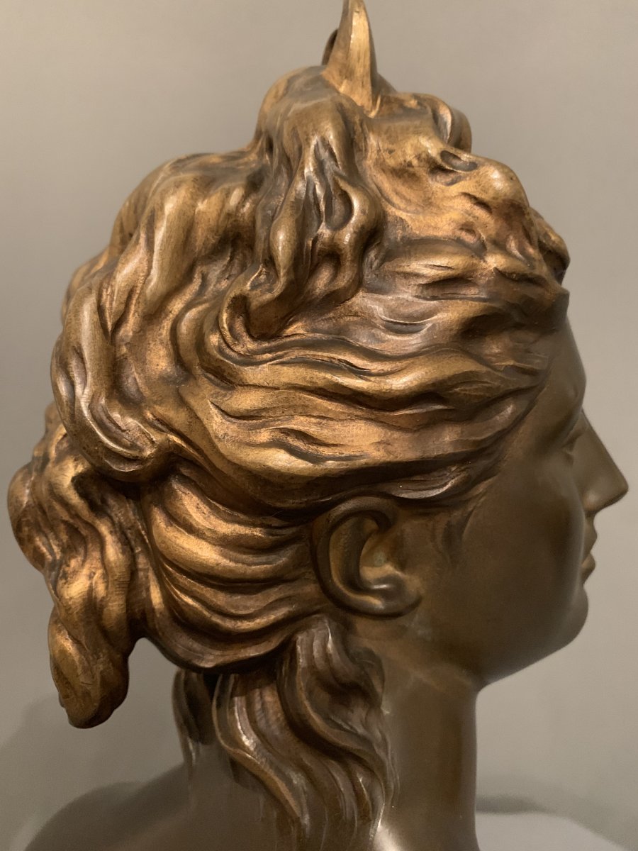 Bronze Diane Chasseresse – d’après Houdon (1741-1828).-photo-8