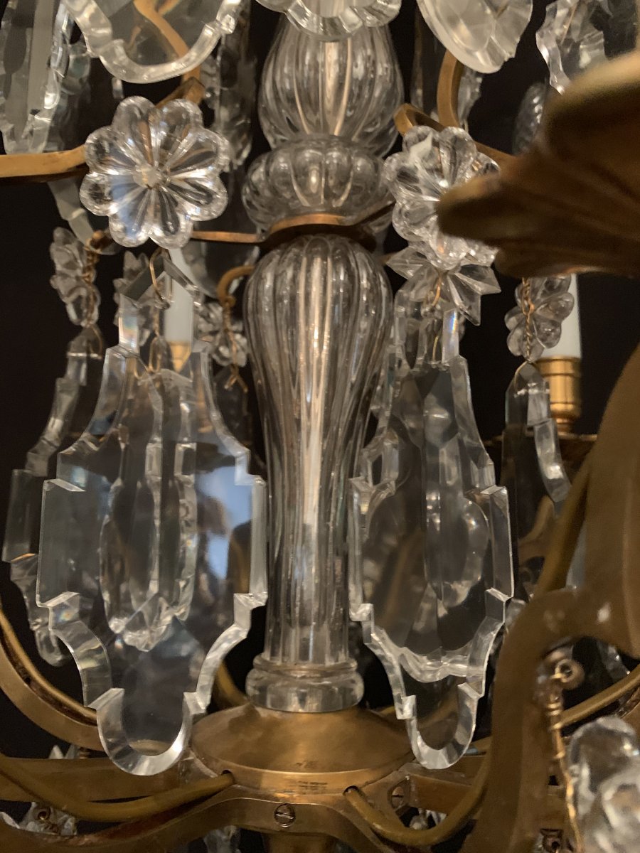 Cage Shaped Chandelier From Home Baccarat-photo-4