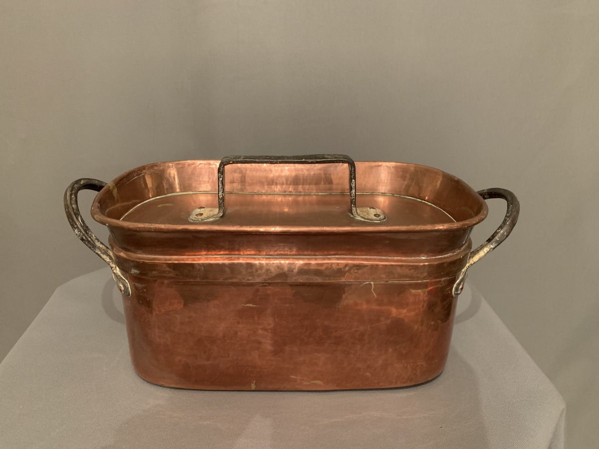 Large 18th Century Copper Daubière